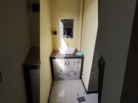 वाश बेसिन टॉप ओर स्टोरेज फर्नीचर #furniture #highlights #interiordesign @MrBeast #home