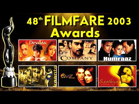 Filmfare Awards 2003 | 48th Edition | फिल्मफेयर अवार्ड 48वां संस्करण | Shahrukh, Aishwarya, Sonu