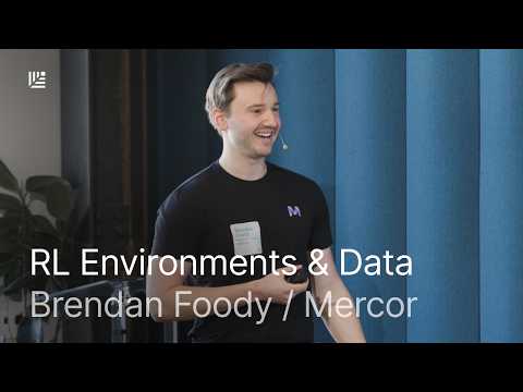 RL Environments Explained: How AI Agents Learn Real-World Work | Brendan Foody, Mercor Episode cover