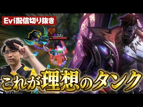 【カ・サンテ vs レクサイ】これが理想のタンク！暴れるアサシンを徹底マークし続け集団戦で大活躍するえび【SHG Evi】