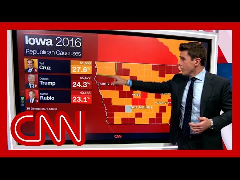 Trump won every county but one in Iowa. CNN breaks down the map