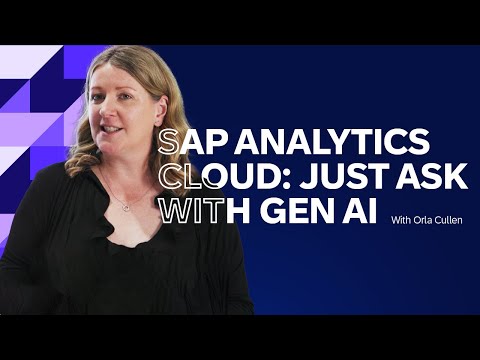 SAP Analytics Cloud: “Just Ask” – Data Analysis with Gen AI – New Feature