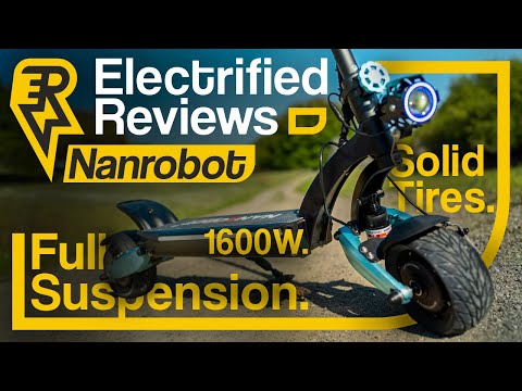 Nanrobot Lightning review: ,299 FAT TIRE HILL DESTROYER electric scooter!