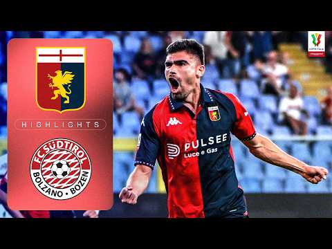 Vasquez Sends Genoa Through | GENOA-SUDTIROL | HIGHLIGHTS | Coppa Italia Frecciarossa 2026/27