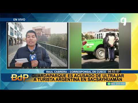 Cusco: acusan a guardaparque de ultrajar a turista en Sacsayhuamán
