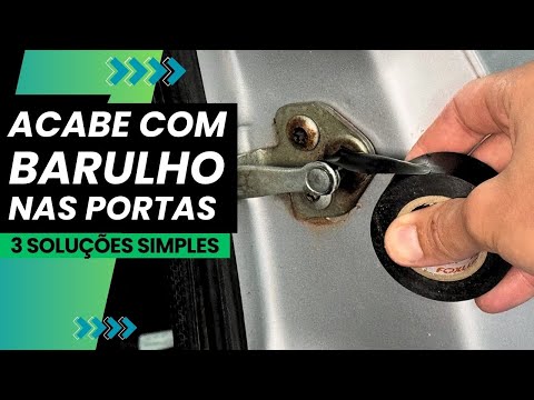 DICA INFALÍVEL! Deixe o carro MAIS SILENCIOSO, acabe com batida seca e barulhos nas portas!