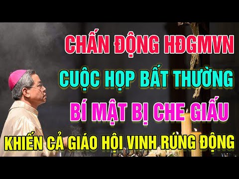 🛑Chấn Động HĐGMVN! Cuộc Họp Kín Bất Thường - Hé Lộ Bí Mật Che Giấu -Khiến Cả Giáo Hội Vinh Rúng Động
