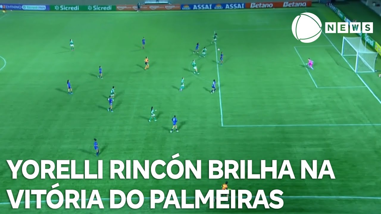 Atleta Destaque da Semana – 08/09: Yorelli Rincón fez 2 assistências e gol na vitória do Palmeiras