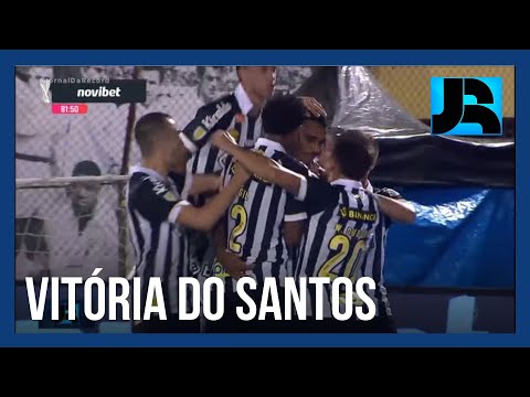 Em jogo transmitido pela RECORD, Santos vence o Água Santa e consegue terceira vitória no Paulistão