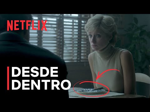 Elizabeth Debicki rompe un plato en la cabeza de Dominic West | The Crown Netflix