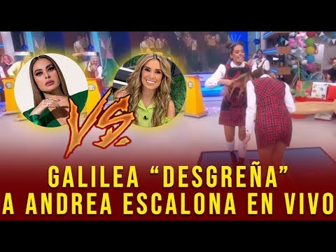 Galilea Montijo Desgreña a Andrea Escalona en vivo