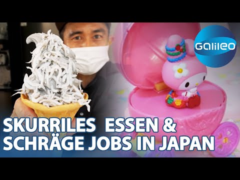 Fischeis und Hello Kitty: Skurriles Essen und schräge Jobs in Japan