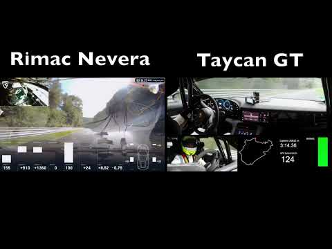 Nürburgring Battle - Rimac Nevera Vs. Porsche Taycan Turbo GT