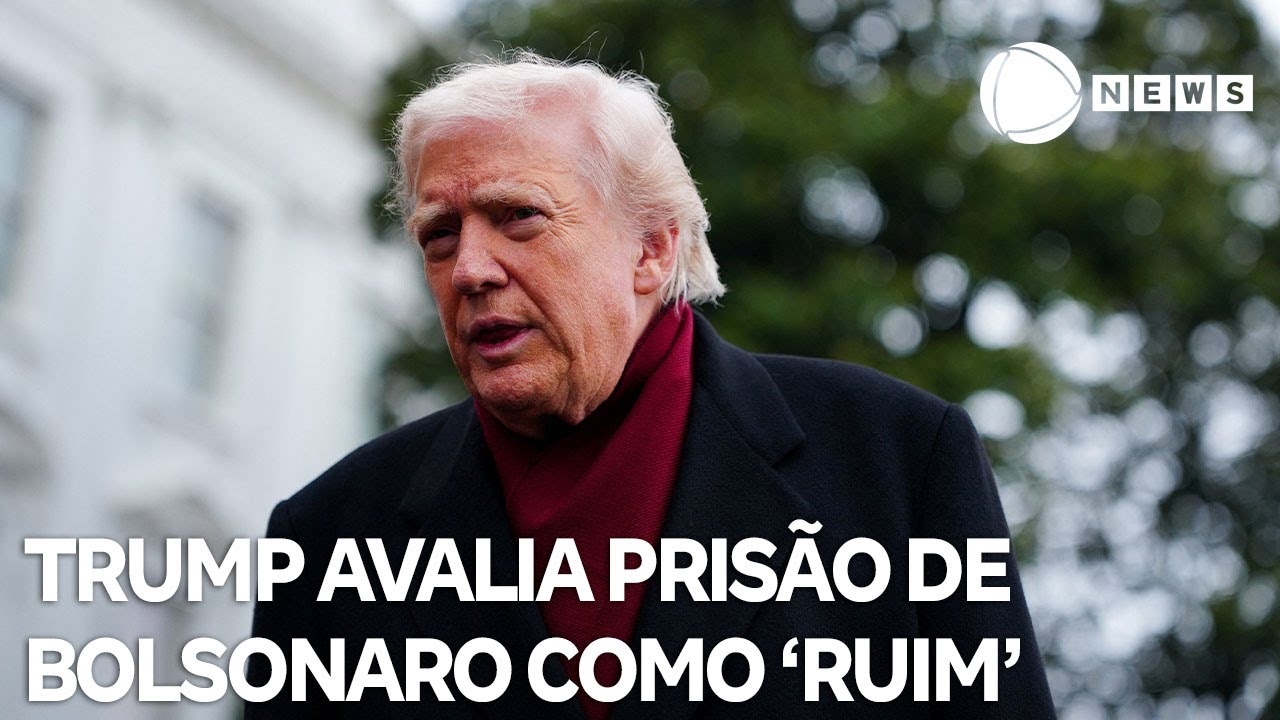 Donald Trump avalia prisão de Jair Bolsonaro como ruim