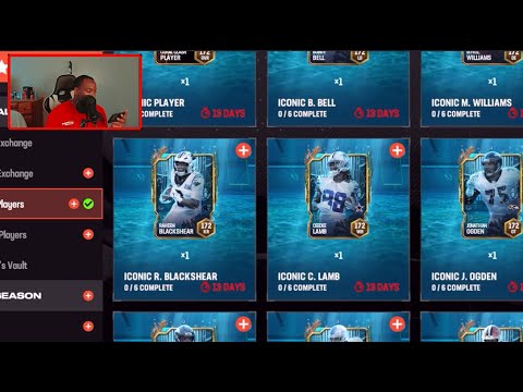 FREE CORAL CLASH ICONIC PACK OPENING! MADDEN MOBILE 25