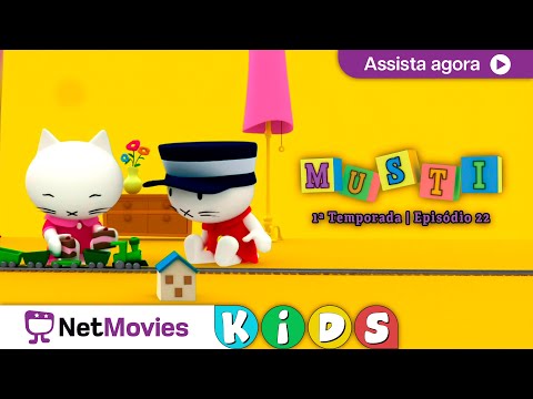 Musti - Trenzinho da Alegria / O Macaco Bongo ?​ Desenho COMPLETO GRÁTIS ? | NetMovies Kids