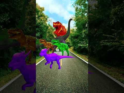 Big dinosaur Chase and chasing -321#shorts #dinosaur #dino #jurassicpark #tending #youtubeshorts