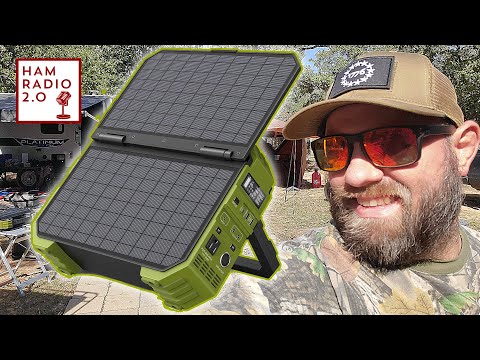 BROWEY Portable Power Station with Built-In Solar Panel - LOOK!