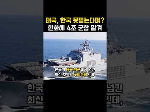 <strong>한국</strong> 못 믿겠다더니 4조원 군함 맡겨