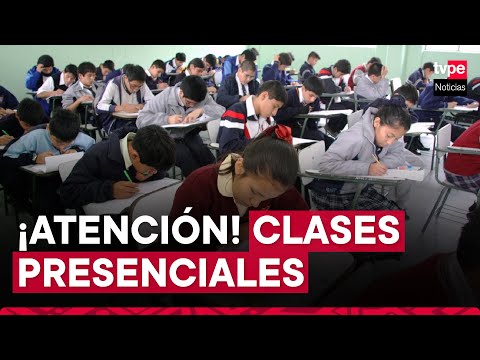 Minedu: clases en Lima se desarrollarán con total normalidad de manera presencial