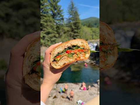 The best way to eat a sandwich!