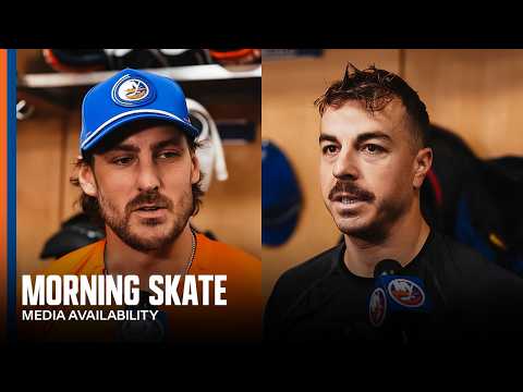 New York Islanders Morning Skate Availability | NYI at NYR