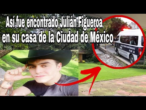 Julián Figueroa, Así fue encontrado en su casa de la alcaldía Álvaro Obregón, en la Ciudad de México