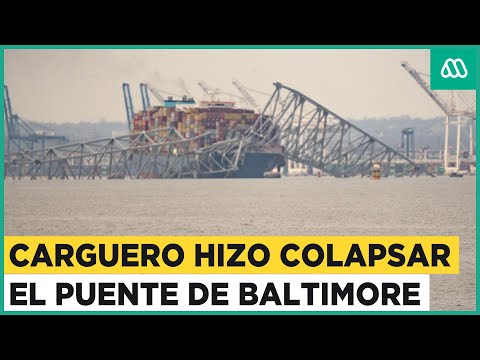 Carguero choca con puente en Estados Unidos: Experto analiza el desplome de la estructura