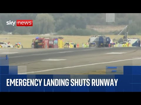 Birmingham Airport runway shut after 'aircraft incident'