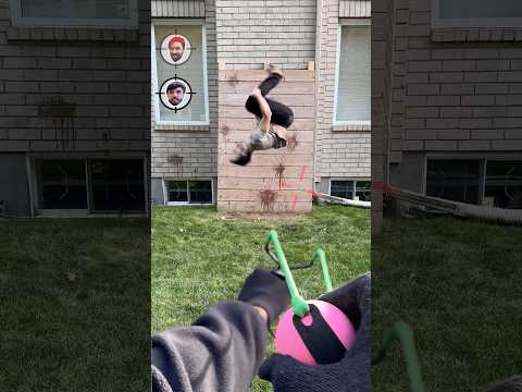 First To Get Hit Loses 😬 #parkour