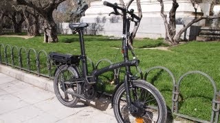 btwin electric folding bike
