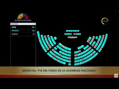 Sesión 918 del Pleno de la Asamblea Nacional del Ecuador