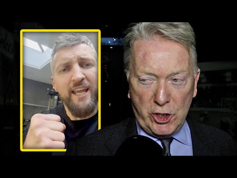 Frank warren blasts ‘moronic plank’ carl froch after ‘daddy’ comment