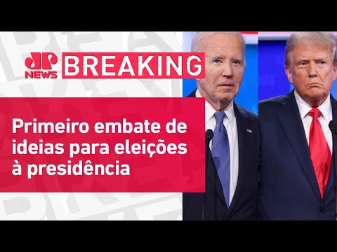 Biden e Trump participam de primeiro debate nos EUA | BREAKING NEWS