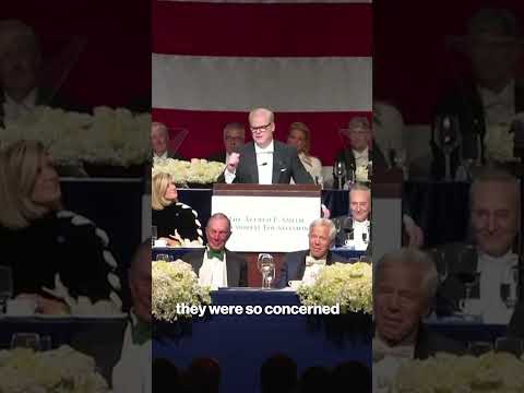 Jim Gaffigan’s takedown of Dems at Al Smith Dinner: ‘Murder of an entire political party’ #shorts