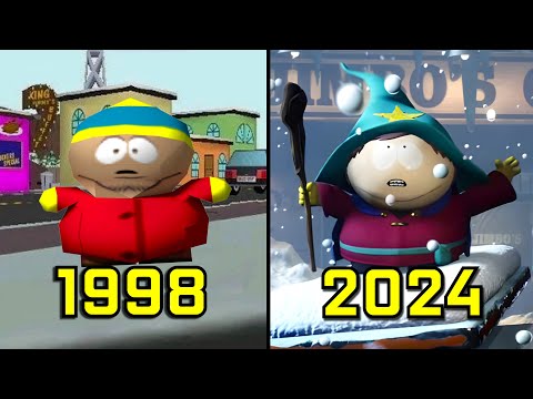 Evolution of South Park Games 1998-2024
