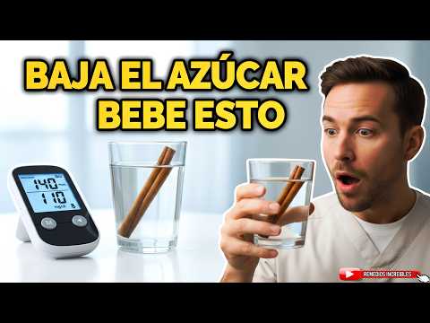 Toma AGUA así para bajar tu azúcar (El truco de la canela en ayunas)