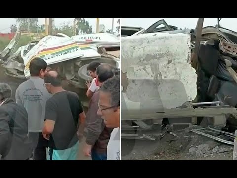 Carabayllo: Choque de buses deja 10 personas gravemente heridas