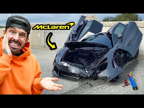 Rebuilding a Damaged McLaren: From Mangled Mess to Masterpiece