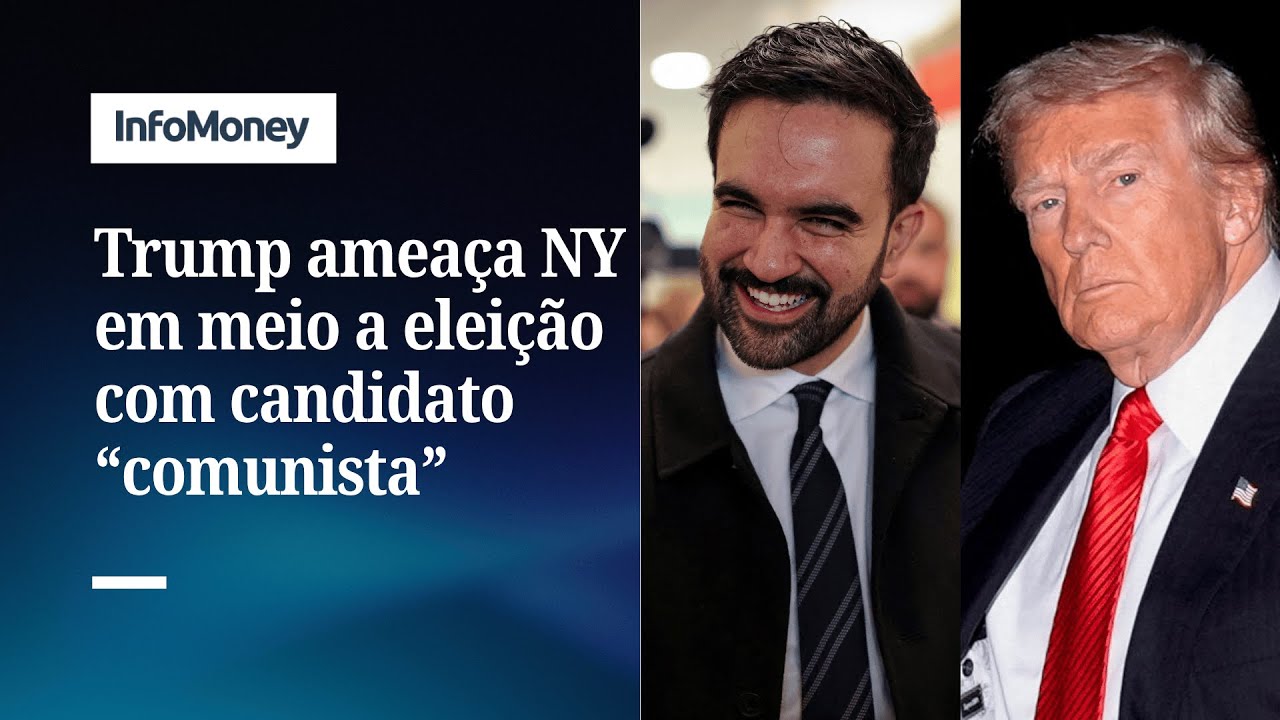 Trump ameaça bloquear verba para NY caso Mamdani seja eleito | InfoMoney News  TV Online Trump ameaça bloquear verba para NY caso Mamdani seja eleito | InfoMoney News