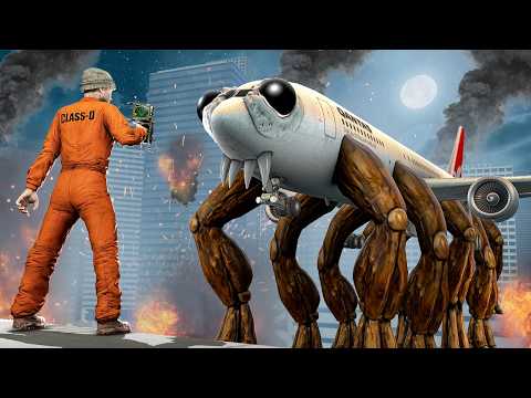 SOBREVIVI a CRAB PLANE EATER de los CRABTANIC como CAZADORES SCP | GARRY'S MOD