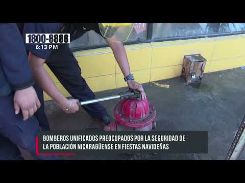 Inspección de hidrantes para prevenir incendios en mercados de Managua - Nicaragua