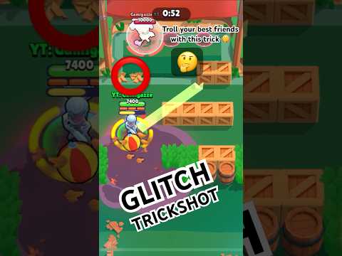 Brawl Ball Glitch Trickshot 😱 #brawlstars #brawlball #trickshot #glitch #gamigazze #pro #catlovers