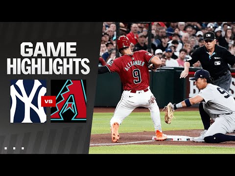 Yankees vs. D-backs Game Highlights (4/2/24) | MLB Highlights