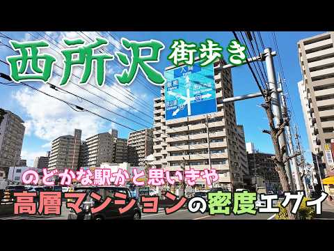 西所沢を街歩き　西武狭山線の分岐駅の西所沢駅はローカル駅かと思いきや高層マンションが立ち並ぶ都会でした