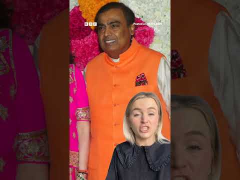 World's rich in India for tycoon son's pre-wedding party. #Shorts #AnantAmbani #BBCNews