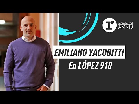 Emiliano Yacobitti en los estudios de Radio La Red - EN VIVO - López 910