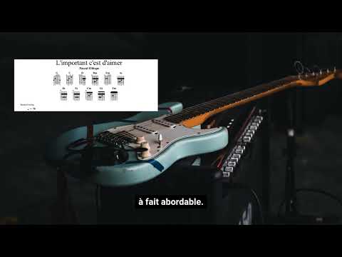 L'important c'est d'aimer Pascal Obispo   Tuto Facile Accords pour Débutants + Tablature & Grille Co
