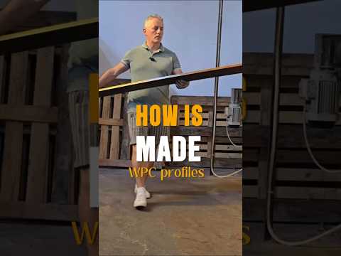 how is made WPC profils   #vlog, #newjob, #factory, #production,  #profils, #wpc , #howismade