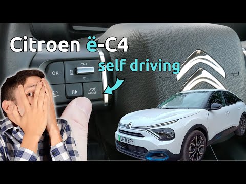 Citroen e-C4 self driving. Demo of the 